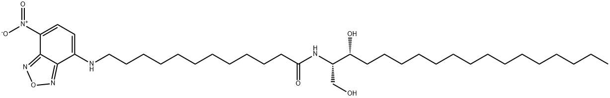 N-[12-[(7-NITRO-2-1,3-BENZOXADIAZOL-4-YL)AMINO]DODECANOYL]-SPHINGANINE Struktur