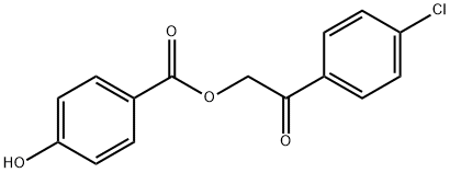 2-(4-CHLOROPHENYL)-2-OXOETHYL 4-HYDROXYBENZENECARBOXYLATE Struktur