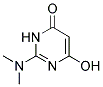 2-(DIMETHYLAMINO)-6-HYDROXYPYRIMIDIN-4(3H)-ONE Struktur