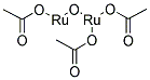 RUTHENIUM(II,III) MU-OXOACETATE Struktur