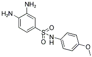 3,4-DIAMINO-N-(4-METHOXY-PHENYL)-BENZENESULFONAMIDE Struktur