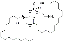 DIPALMITOYL PHOSPHATIDYLETHANOLAMINE, GOLD Struktur