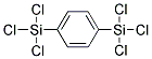 BIS(TRICHLOROSILYL)BENZENE Struktur