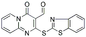 2-(BENZOTHIAZOL-2-YLSULFANYL)-4-OXO-4H-PYRIDO[1,2-A]PYRIMIDINE-3-CARBALDEHYDE Struktur