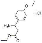 ETHYL 3-AMINO-3-(4-ETHOXYPHENYL)PROPANOATE HYDROCHLORIDE Struktur