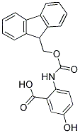 FMOC-2-AMINO-5-HYDROXYBENZOIC ACID Struktur