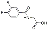 [(3,4-DIFLUOROBENZOYL)AMINO]ACETIC ACID Struktur