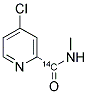 4-CHLOROPYRIDINE-2-CARBOXYLIC ACID, METHYLAMIDE [CARBOXYL 14C] Struktur