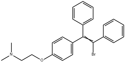 (E,Z)-1-BROMO-2-[4-[2-(DIMETHYLAMINO)ETHOXY]PHENYL]-1,2-DIPHENYLETHENE Struktur