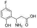 3-AMINO-3-(5-FLUORO-2-HYDROXY-PHENYL)-PROPIONIC ACID Struktur