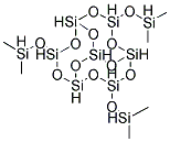 ENDO-3,7,14-TRIS(DIMETHYLSILYLOXY)-1,3,5,7,9,11,14-HEPTACYCLOPENTYLTRICYCLO[7.3.3.15,11]HEPTASILOXANE Struktur