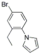 1-(4-BROMO-2-ETHYL-PHENYL)-1H-PYRROLE Struktur