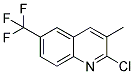 2-CHLORO-3-METHYL-6-TRIFLUOROMETHYLQUINOLINE Struktur