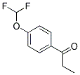 1-(4-DIFLUOROMETHOXY-PHENYL)-PROPAN-1-ONE Struktur