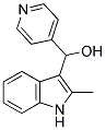 (2-METHYL-1H-INDOL-3-YL)(PYRIDIN-4-YL)METHANOL Struktur