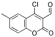 4-CHLORO-3-FORMYL-6-METHYLCOUMARIN Struktur