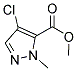 4-CHLORO-2-METHYL-2 H-PYRAZOLE-3-CARBOXYLIC ACID METHYL ESTER Struktur