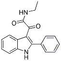 N-ETHYL-2-OXO-2-(2-PHENYL-1H-INDOL-3-YL)ACETAMIDE Struktur