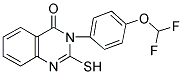 3-(4-DIFLUOROMETHOXY-PHENYL)-2-MERCAPTO-3H-QUINAZOLIN-4-ONE Struktur