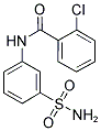 2-CHLORO-N-(3-SULFAMOYL-PHENYL)-BENZAMIDE Struktur