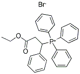 (2-(ETHOXYCARBONYL)-1-PHENYLETHYL)TRIPHENYLPHOSPHONIUM BROMIDE Struktur