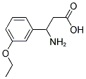 3-AMINO-3-(3-ETHOXY-PHENYL)-PROPIONIC ACID Struktur