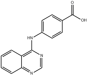 4-(QUINAZOLIN-4-YLAMINO)-BENZOIC ACID Struktur