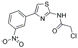 2-CHLORO-N-[4-(3-NITRO-PHENYL)-THIAZOL-2-YL]-ACETAMIDE Struktur