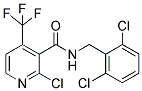 2-CHLORO-N-(2,6-DICHLOROBENZYL)-4-(TRIFLUOROMETHYL)NICOTINAMIDE Struktur