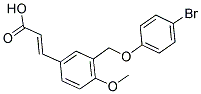 3-[3-(4-BROMO-PHENOXYMETHYL)-4-METHOXY-PHENYL]-ACRYLIC ACID Struktur