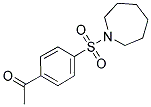 1-[4-(AZEPAN-1-YLSULFONYL)PHENYL]ETHANONE Struktur