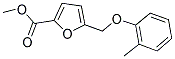 METHYL 5-[(2-METHYLPHENOXY)METHYL]-2-FUROATE Struktur