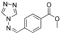 METHYL 4-[(4H-1,2,4-TRIAZOL-4-YLIMINO)METHYL]BENZENECARBOXYLATE Struktur