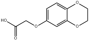 (2,3-DIHYDRO-BENZO[1,4]DIOXIN-6-YLOXY)-ACETIC ACID Struktur