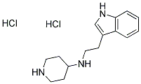 [2-(1H-INDOL-3-YL)-ETHYL]-PIPERIDIN-4-YLAMINE DIHYDROCHLORIDE Struktur