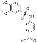 4-(2,3-DIHYDRO-BENZO[1,4]DIOXINE-6-SULFONYLAMINO)-BENZOIC ACID Struktur