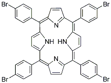 5,10,15,20-TETRAKIS-(4-BROMOPHENYL)-21,23H-PORPHYRIN Struktur