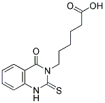 6-(4-OXO-2-THIOXO-1,4-DIHYDROQUINAZOLIN-3(2H)-YL)HEXANOIC ACID Struktur