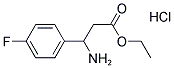 ETHYL 3-AMINO-3-(4-FLUOROPHENYL)PROPANOATE HYDROCHLORIDE Struktur