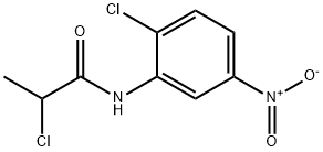 2-CHLORO-N-(2-CHLORO-5-NITROPHENYL)PROPANAMIDE Struktur