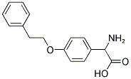 AMINO[4-(2-PHENYLETHOXY)PHENYL]ACETIC ACID Struktur