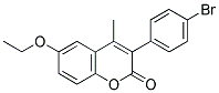 3(4'-BROMOPHENYL)-6-ETHOXY-4-METHYLCOUMARIN Struktur