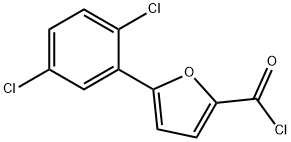 5-(2,5-DICHLORO-PHENYL)-FURAN-2-CARBONYL CHLORIDE Struktur