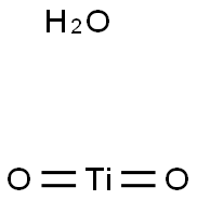 HYDRATED TITANIUM DIOXIDE Struktur