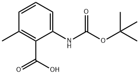 2-((叔丁氧基羰基)氨基)-6-甲基苯甲酸, 269391-47-1, 結(jié)構(gòu)式