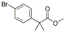 METHYL 2-(4-BROMOPHENYL)-2,2-DIMETHYLACETATE Struktur