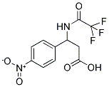 3-(4-NITROPHENYL)-3-[(2,2,2-TRIFLUOROACETYL)AMINO]PROPANOIC ACID Struktur