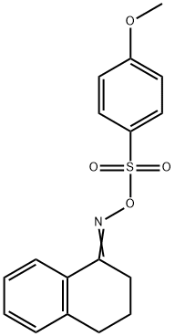 ([3,4-DIHYDRO-1(2H)-NAPHTHALENYLIDENAMINO]OXY)(4-METHOXYPHENYL)DIOXO-LAMBDA6-SULFANE Struktur