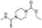 ETHYL 4-((METHYLAMINO)THIOXOMETHYL)PIPERAZINECARBOXYLATE Struktur