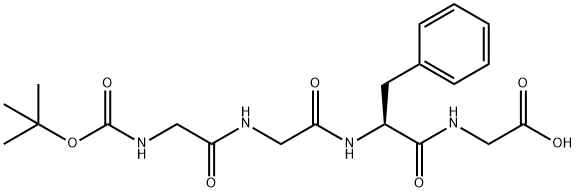 BOC-GLY-GLY-PHE-GLY-OH Structure